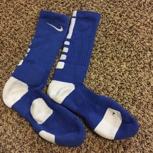 Nike Dri Fit Elite crew socks blue Large